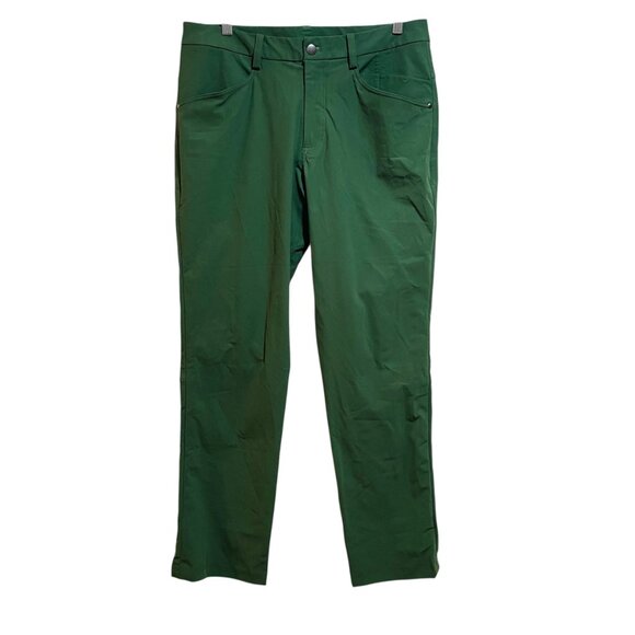 Lululemon ABC Performance Stretch Pants Green - Picture 1 of 13